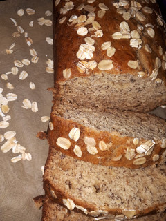 A picture of Oatmeal Banana Bread.