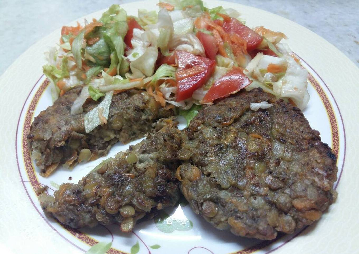 Hamburguesa de lenteja!