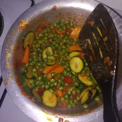 A picture of Stewed peas.