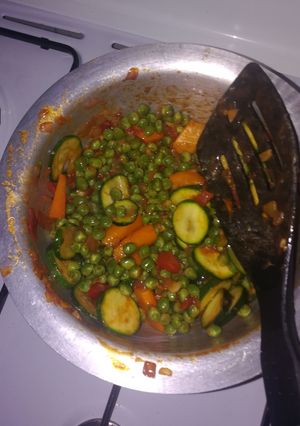 A picture of Stewed peas.