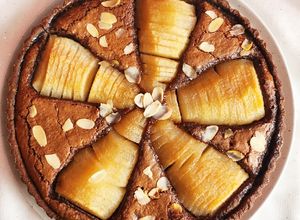 Une photo de Tarte bourdaloue au chocolat
