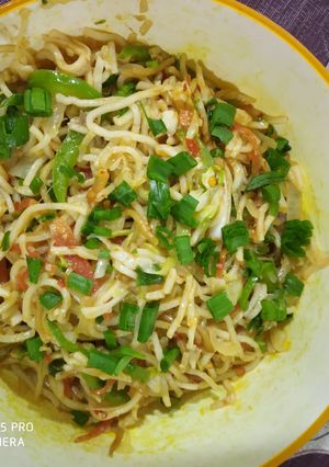 A picture of Hakka noodles.