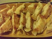 A picture of chicken gyoza
