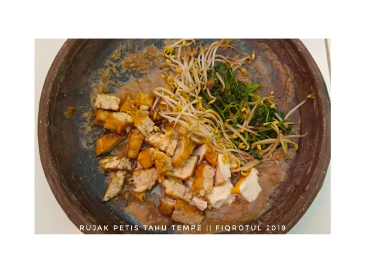 Langkah Gampang Membuat Resep Rujak petis tahu tempe yang Bisa Manjain Lidah Anti Ribet, Mantap Sekali