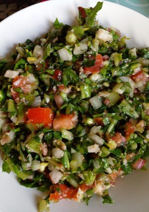 A picture of Wild Dandelion Tabbouleh.