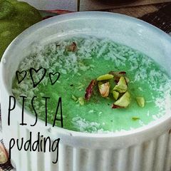 A picture of Pista pudding.