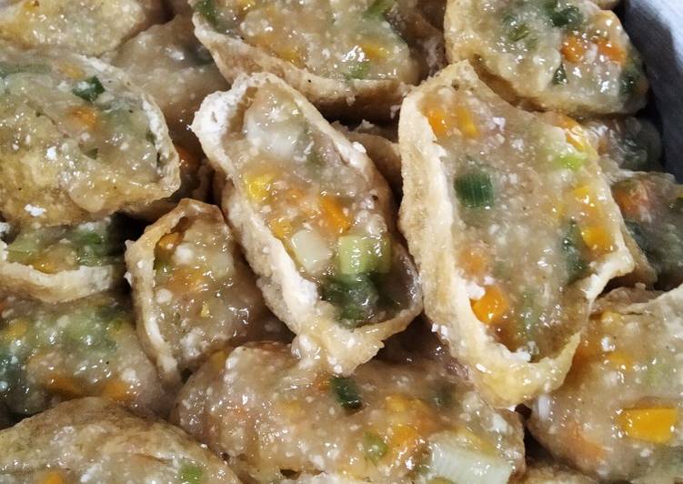 Tahu aci sayuran kukus
