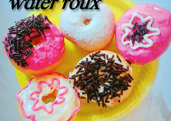 Cara Gampang Menyiapkan Donat mini dengan metode water roux, Bisa Manjain Lidah