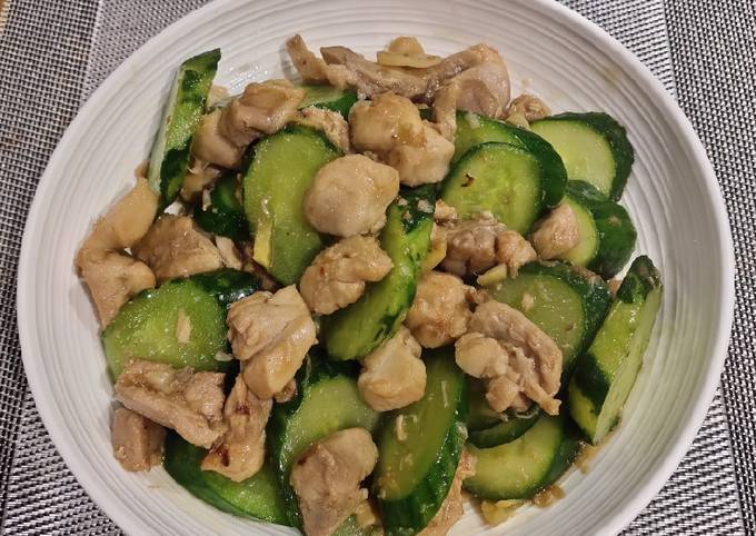 Recipe of Speedy Chicken Cucumber