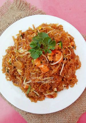 Foto resep Mie Sagu goreng khas Melayu Kepri