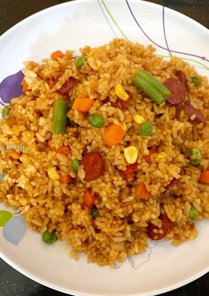 Foto resep Nasi Goreng sosis mix vege