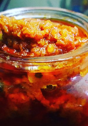 A picture of Tomato pachadi.