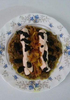 عکسی از دستور کشک بادمجون😋
