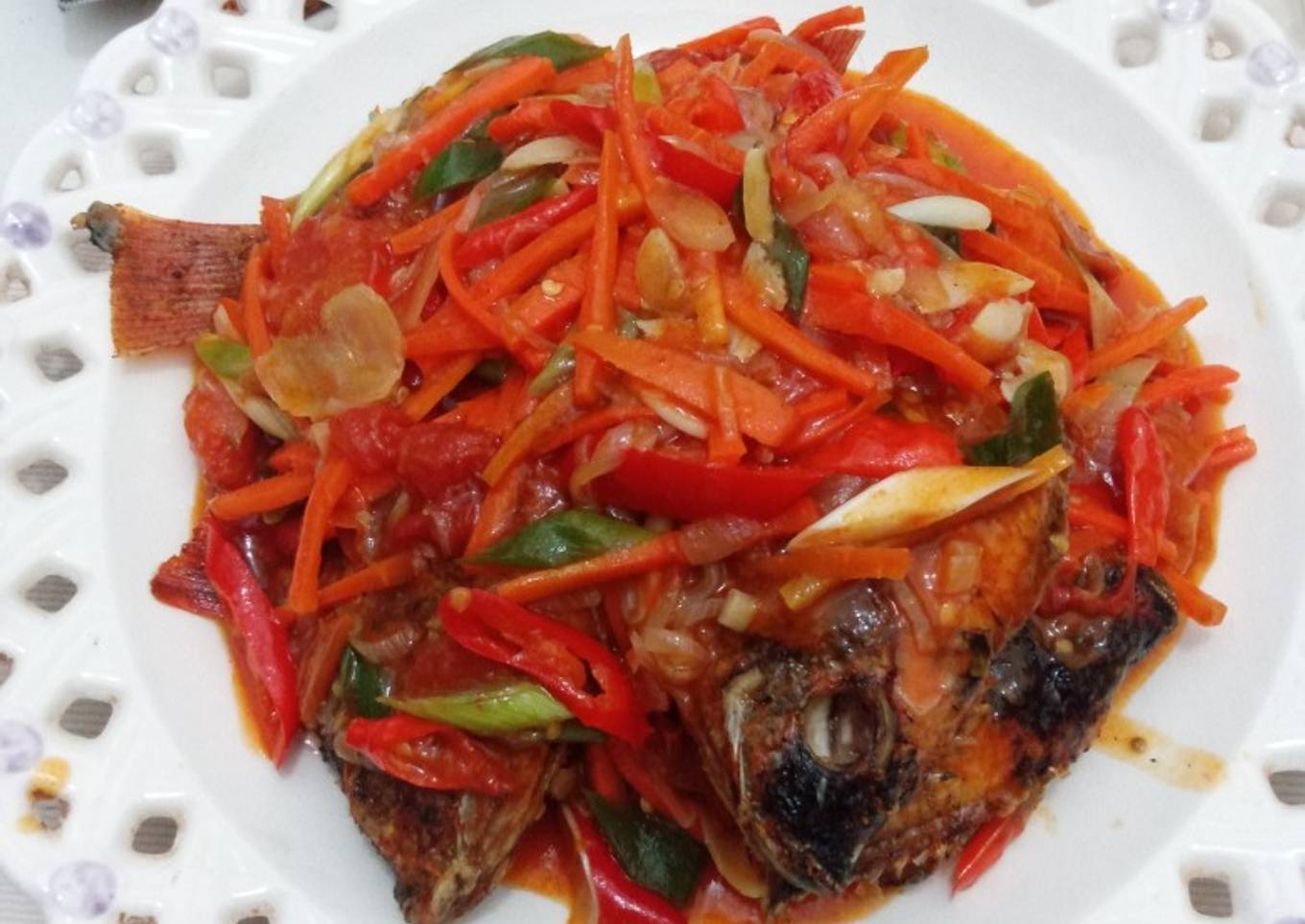 Resep Nila pedas saos Asam manis, Bikin Ngiler