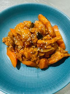 Foto resep Dakgalbi (Korean stir fried chicken and vegetable - tumis ayam sayuran ala Korea)