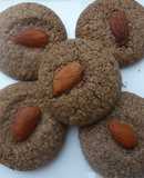 Nutrient rich ragi and almond meal cookies