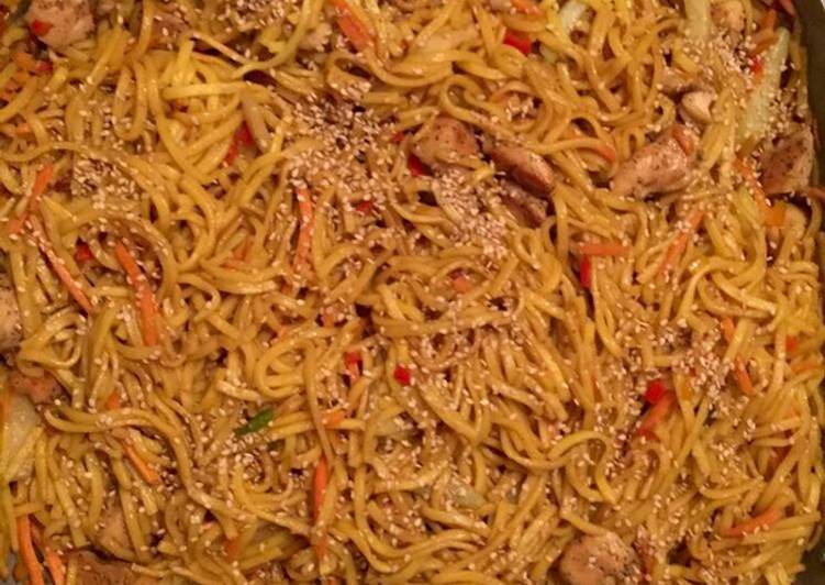 Steps to Make Perfect Chicken chow Mein