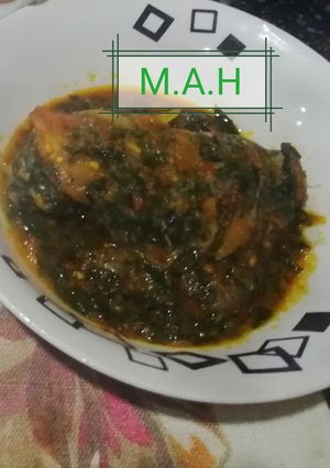 A picture of Chaya soup.