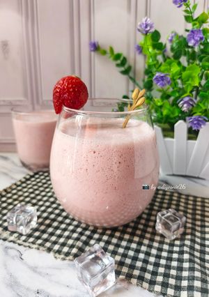 Foto resep Smoothies Stroberry