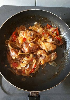 Foto resep Ayam saos padang