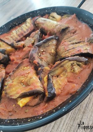 Une photo de Aubergines roulées à la mozzarella