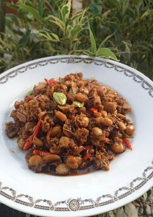 Foto resep Kerang simping kupas saus tiram pedas manis