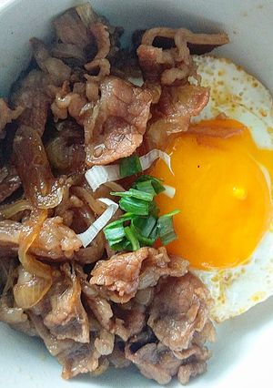 Foto resep Gyudon (with Coca-Cola)