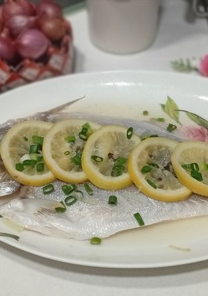 Foto resep Ikan senangin kukus lemon