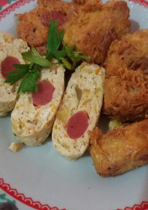 Foto resep Tahu sosis gulung