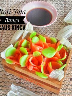 Foto resep Roti Jala Bunga Saus Kinca