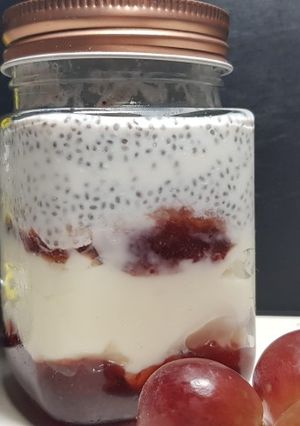Foto resep Strawberry Chiaseed Pudding