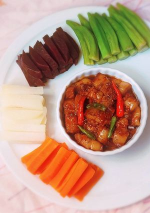 Hình của món Thịt HEO kho sệt.