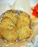 Soy Flour and Sesame Cookies