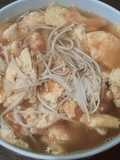 แกงจืดไข่น้ำ,เต้าหู้ไข่บีบ,เห็ดเข็มทอง - คีโต