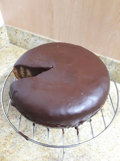 Una foto de Bizcocho de chocolate