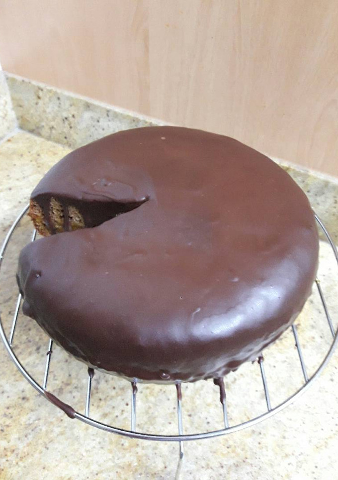 Una foto de Bizcocho de chocolate