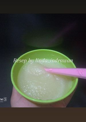 Foto resep MPASI | SNACK SEHAT 6+ | PUREE PIR HIJAU ala LINDA