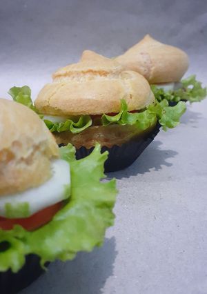 Foto resep Burger Sus isi Ragout