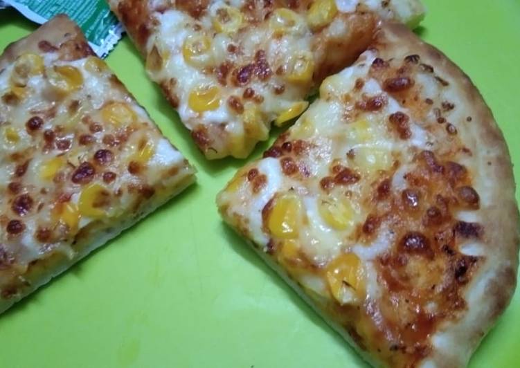 How to Prepare Quick Corn pizza