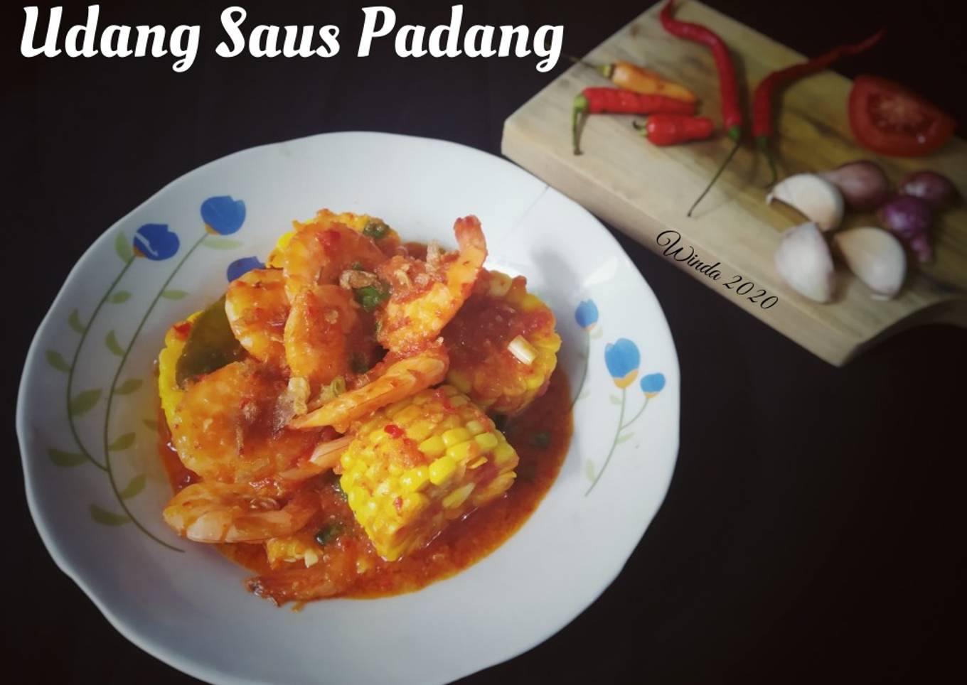Udang Saus Padang - resep kuliner nusantara