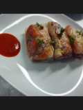 Τραγανά ρολά με ριζόχαρτο 🍚 (crunchy rice paper wraps) & γλυκόξινη 🍅