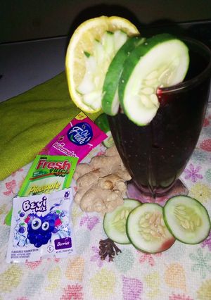 A picture of Special Zobo drink.