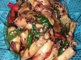 Cumi asin cabe ijo saus tiRam