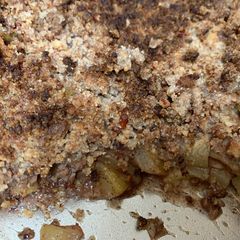 A picture of Keto “apple” crisp.