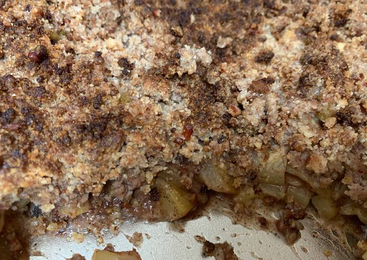 Keto “apple” crisp