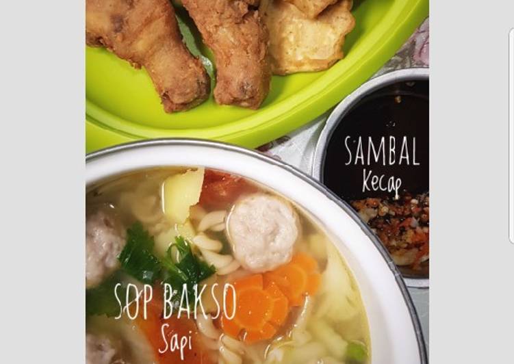 BIKIN NAGIH! Resep Rahasia 39. Sop manten &#34;bakso sapi&#34;