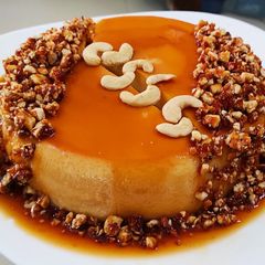 Flan pudding A picture of Flan pudding.