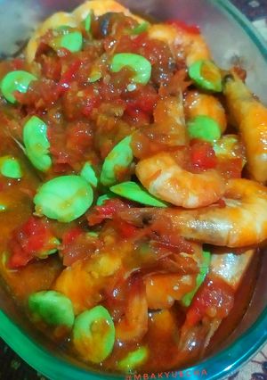 Foto resep Balado udang pete