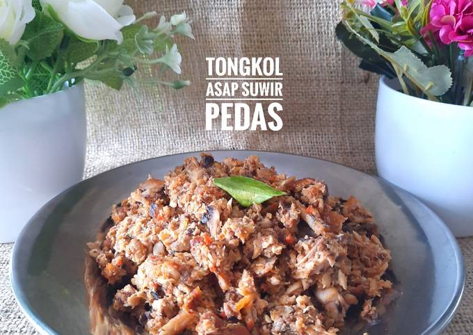 Resep Tongkol Asap Suwir Pedas Resep Tongkol Asap Suwir Pedas