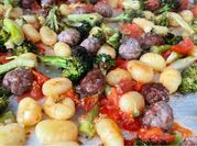 A picture of sheet pan gnocchi